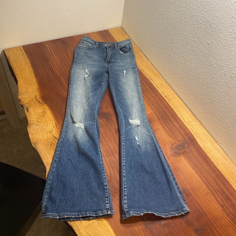 Lee flare high rise jeans